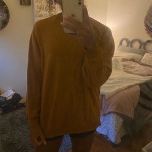 American eagle burnt orange sweatshirt
